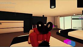 Rosex endures rough monster pounding with explosive facial finish