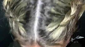 rich blonde, wanna give your rich mom this black cock?