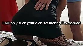 i promised only bj no fucking cuz i'm a married bride but damn this cock moans too good homemade