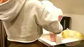 twerking tempts in steamy kitchen