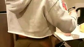 twerking tempts in steamy kitchen