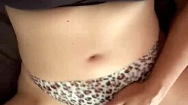 Milf with huge tits squirts massively during masturbation
