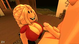 Roblox Girl Sucks Small Cock Handjob Style