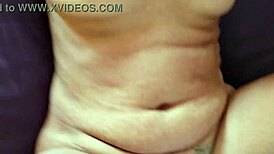 Horny housewife slut spreads shaved pussy wide teaching virgin couple doggystyle orgasm tricks!!