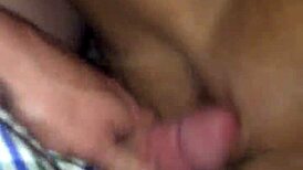 Young Stud Pounds Mature Blonde's Pussy Despite Her Tampon