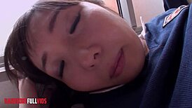 want this hairy japanese socked pussy creampied bareback in college?