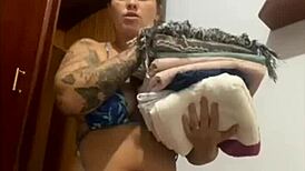 Soaked Exhibitionist Desperate to Flash and Fuck