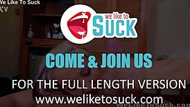 amateur blonde teases licks and sucks cock close-up in lingerie