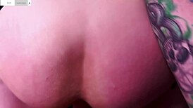 pov doggy with my hot wife in lingerie she's cumming hard on his big cock 🔥💦