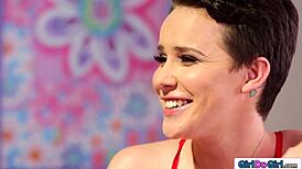 Stepmom demands stepdaughter fists her squirting pussy hard!