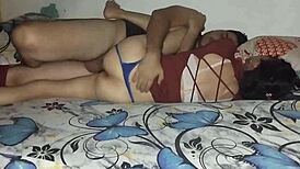 A horny Venezuelan woman's pussy takes Colombian cock bareback deep