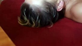 german milf prostitute sandra rims ass with eager tongue licking