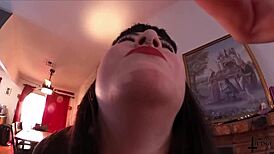 post apocalypse giantesses tease tall femdom belly vore on tiny men pov