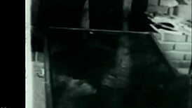 bound goth lesbians tease in public void mirror retro