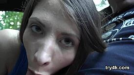 kissable classy cutie sucks pov oral then gets tight slit hardcore drilled