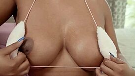 Ugh, my stepdad just shot his huge load all over Ashley Alexander's shaved pussy in bathroom