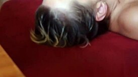 german milf prostitute sandra rims ass with eager tongue licking