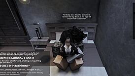 seductive roblox office girl with big ass lures for late night fucking