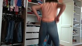 First time on beach, stepson fucks me hard while i suck his cock and he creampies inside!