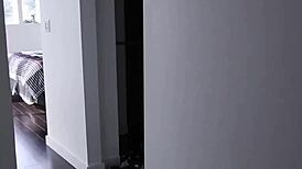 Whoa teen newbie unloads jizz after monster cock pounding