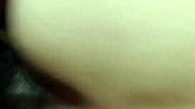 big black cock destroys white girl's tight ass doggystyle bent over anal