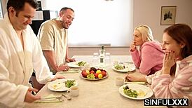 Erotic Babes Nailed Hard By Group In Sinful Passionate Ride!