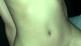 i cum hard pov fucking this skinny asian's shaved pussy