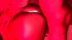 spreading stepmom's pussy wide for aggressive hardcore doggy