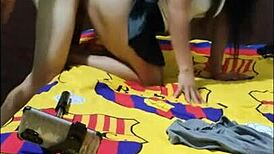 sexy madrastra ninfomana rides cock doggystyle moaning like slut in homemade fuck