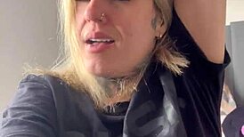 horny wife calls husband to suck neighbor's cock while he watches from bedroom