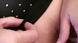 hey babe check my nasty wife in lingerie vibing that dildo for birthday part1 🎉