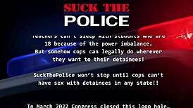 school resource officer ava siren masturbates with toys in office pov