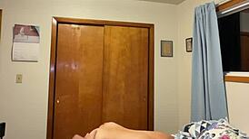 After nightclub pickup horny wife sits on face licking pussy before kinky real couple sex