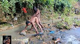 ebony village priestess craves my monster cock at ranch