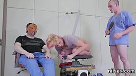 Brutal bdsm ass licking leads to painful anal hole treatment