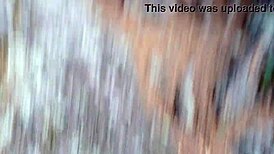 Naked mommy teases long legs big ass outdoors