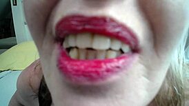 damn, that bbc dildo humiliates her big tits in roleplay