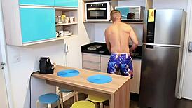 latina wife earns her steamy morning cock delight