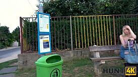 hey tourist pays homeowner to fuck his gf missionary 😈 tattooed blindfolded pickup cuckold