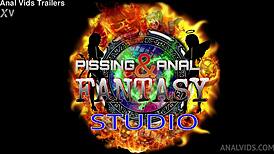 Welcome Back Sandra Soul: Pussy-Free Anal DAP Piss Gapes Deepthroat Cum Swallow 4on1!