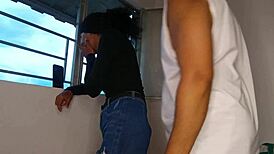 Skinny latina stepsis rides cock cowgirl while recording dance videos tight ass fucked