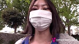 hey mayumi flashes her wet hairy pussy everywhere as exhibitionist