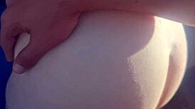 Redhead Hottie Fucked Bareback Doggystyle Oiled in Pool Cum in Mouth Liquid Lunch!