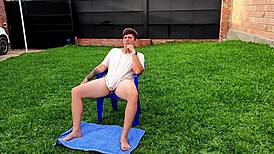 brunette latina cheerleader bunny surprised by stepbro's big cock tastes penis first time