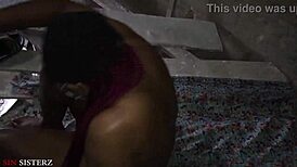 bbw asian milf wet ass takes big black cock doggystyle creampie