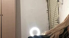 Brunette Fuck Doll's Tight Ass Pounded Deep in Homemade Anal Toy Session While Wife's Away