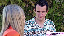 mommy wanna lick your big cock on our romantic date stepson?