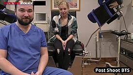 school resource officer ava siren masturbates with toys in office pov