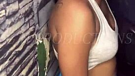 ghetto shorty takes rough dick bent over dripping cum from juicy pussy