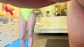 Intense Naked Workout Leads To Thick Cock Suck In Shower Tears!